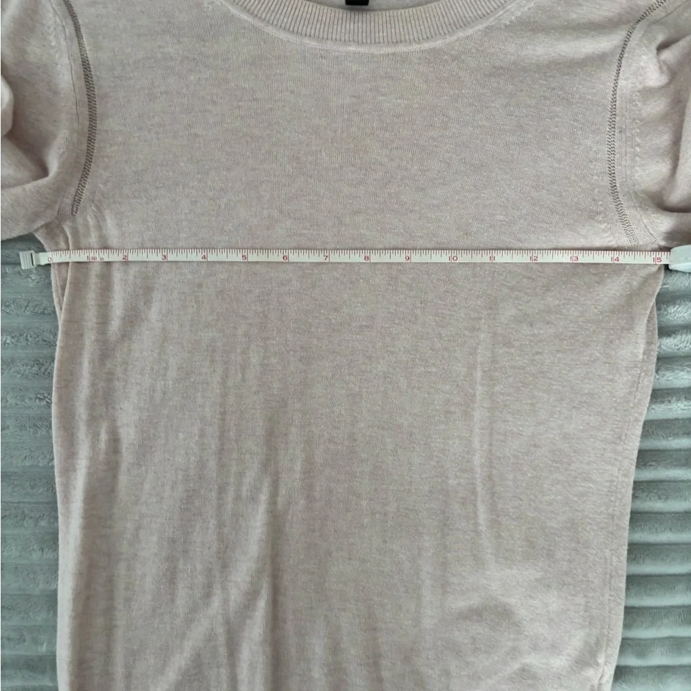 Banana Republic Light Pink Forever Crew Neck Sweater - Picture 5 of 9
